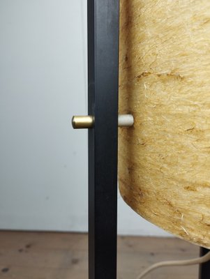 Tripod Floor Lamp in Fiberglass and Metal from Dame & Co., 1960s-SFQ-1802324