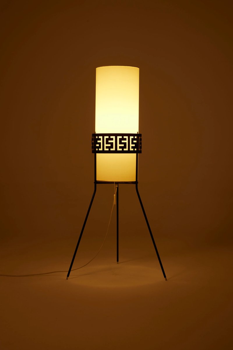 Tripod Floor Lamp in Metal