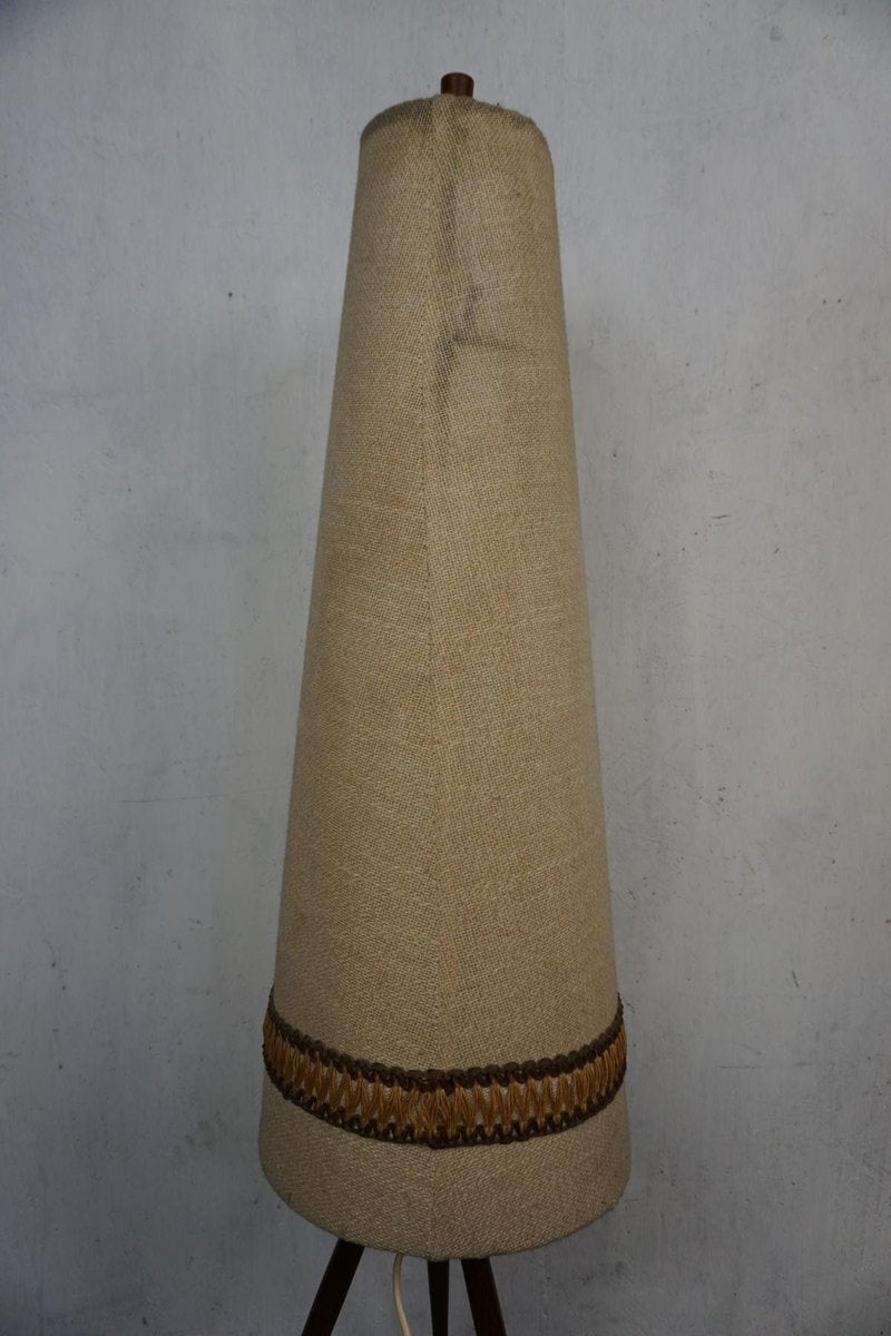 Tripod Floor Lamp with Teak Feet