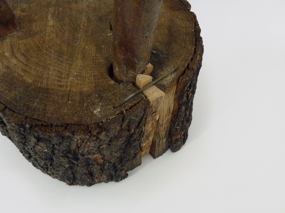 Tripod Milking Stool in Oak, France, 19th Century