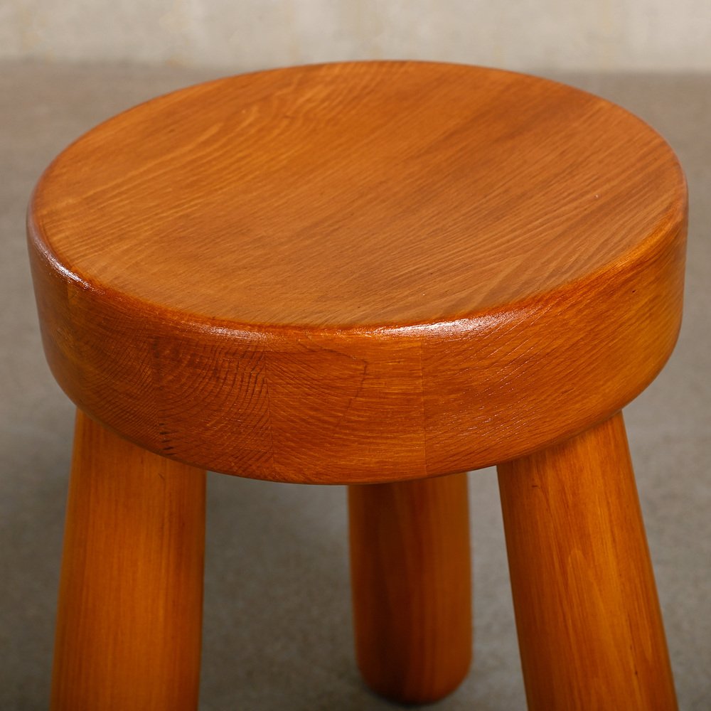 Tripod Stool in Pine Wood by Gröning Design Sweden