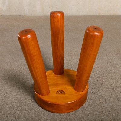 Tripod Stool in Pine Wood by Gröning Design Sweden-JK-1822220