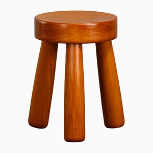 Tripod Stool in Pine Wood by Gröning Design Sweden-JK-1822220