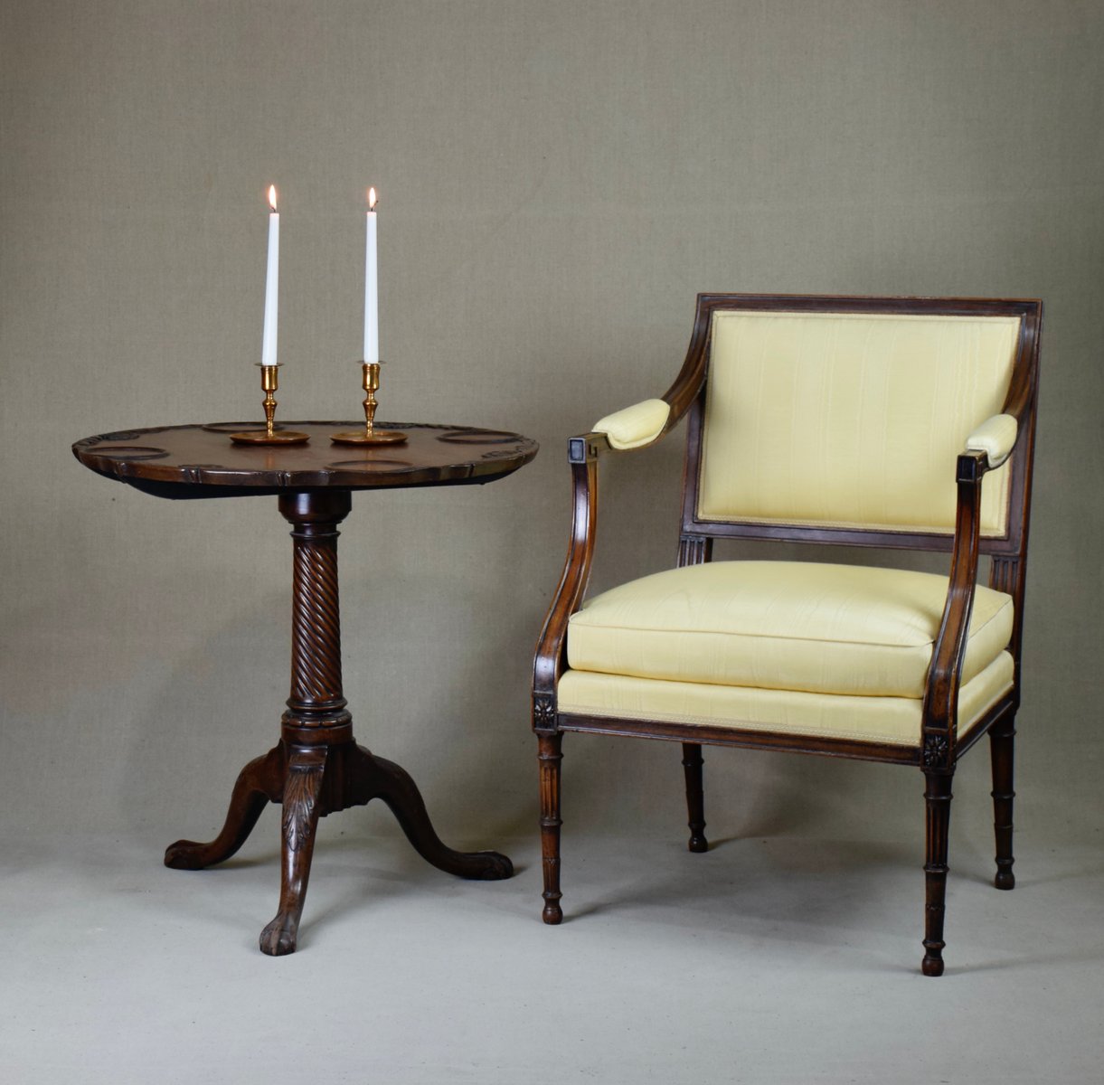 Tripod Table in Solid Cuban Mahogany, United Kingdom, 1750s