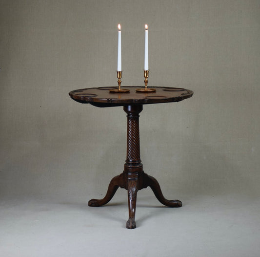 Tripod Table in Solid Cuban Mahogany, United Kingdom, 1750s