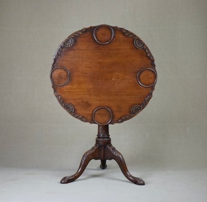 Tripod Table in Solid Cuban Mahogany, United Kingdom, 1750s-RNM-1089905