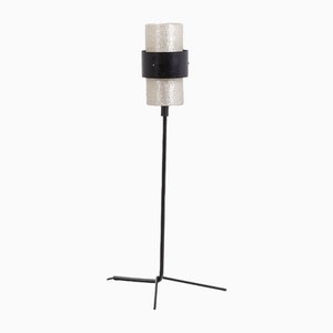 Tripod Table Lamp in Granite Acrylic Glass and Lacquered Metal, 1950s-CEJ-1807400