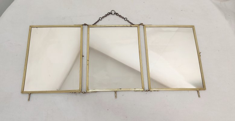 Triptic Folding Mirror, France, 1920s-RGF-1346124