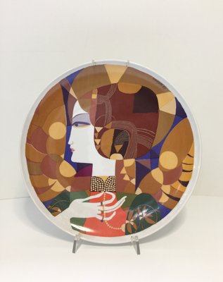 Triptych Dish by Gianmaria Ciferri for Edizioni d'Arte Della Galleria Ventitre, 1970s-YNQ-593625