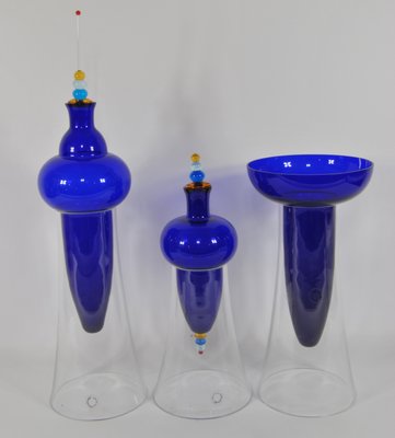 Triptych Vases by Carlo Nason, Italy, 1990, Set of 3-WFB-1098136