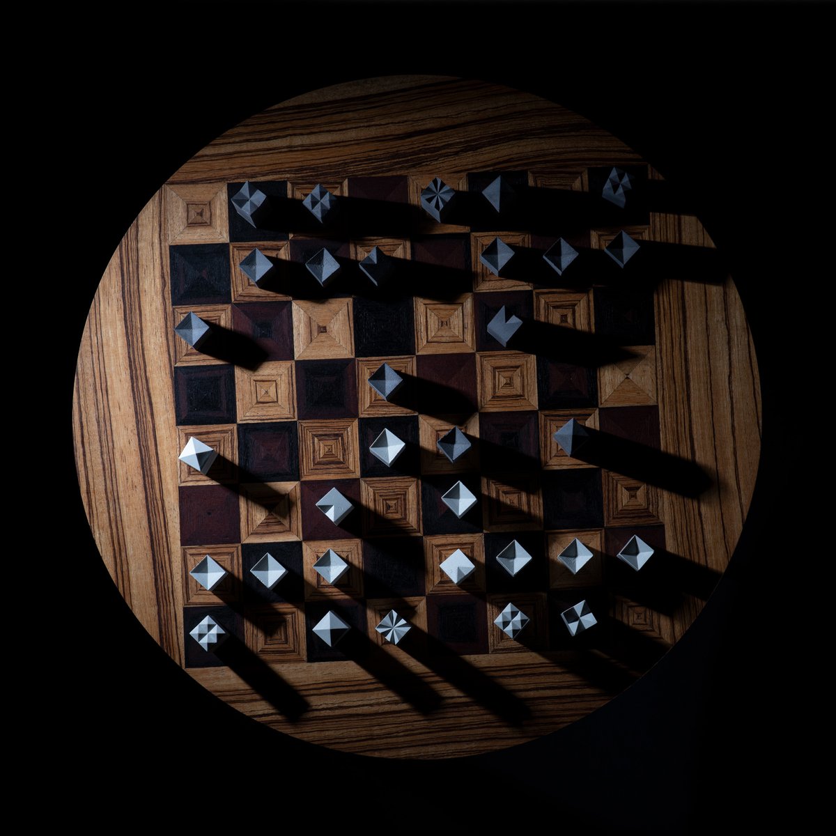 Trojan Chess Table from Futuro Studio, 2019, Set of 33