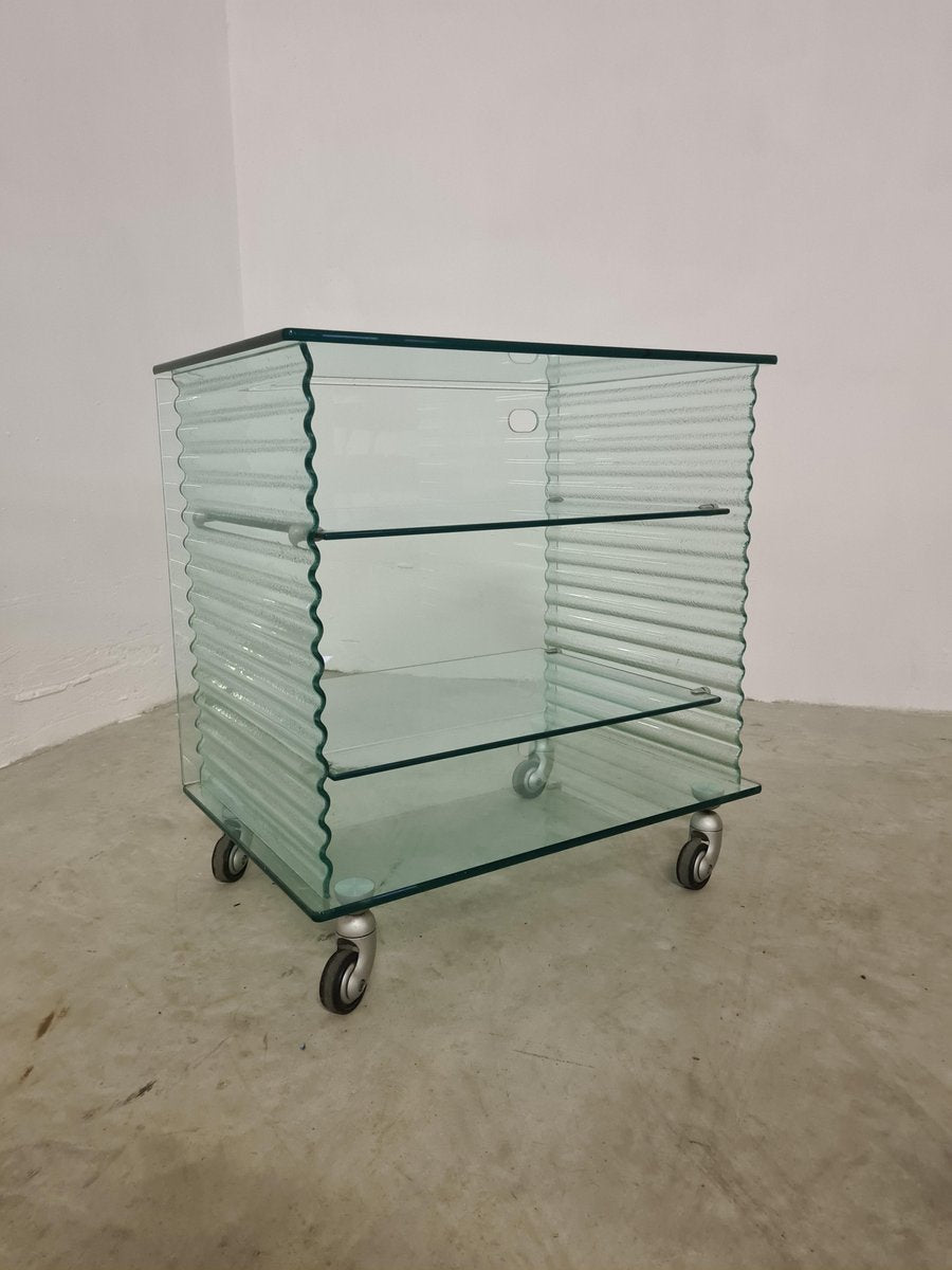 Trolley from the Onda Series by Ron Arad for Fiam