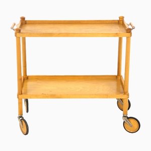 Trolley Table in Birch, Sweden, 1950s-GEK-1409522