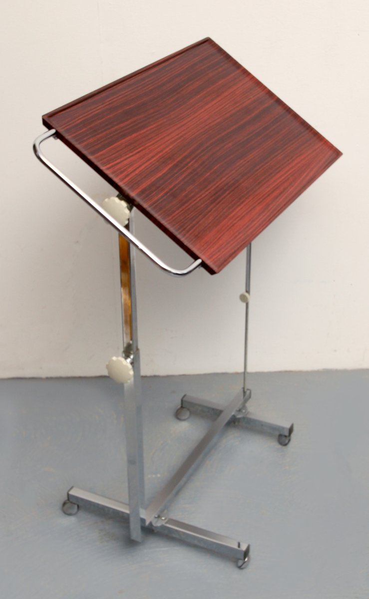 Trolley / Table in Rosewood Optics from Bremshey & Co., 1970s