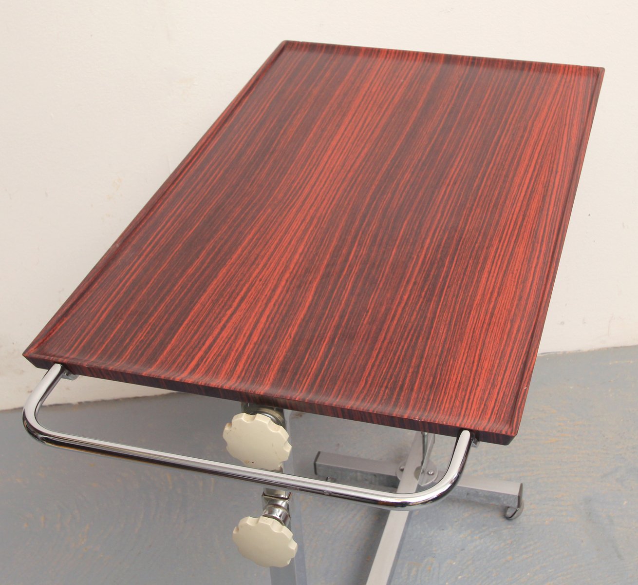 Trolley / Table in Rosewood Optics from Bremshey & Co., 1970s