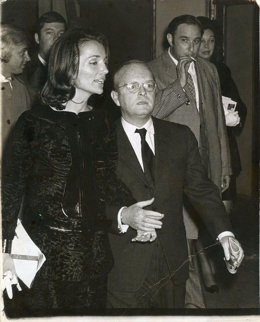 Truman Capote and Lee Radziwill - Vintage Photo by Ron Galella - 1969 1969