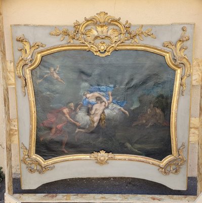 Trumeaux Paintings, Late 18th or Early 19th Century, 1800s, Paint, Wood & Gold Leaf, Set of 2-SYQ-1388010