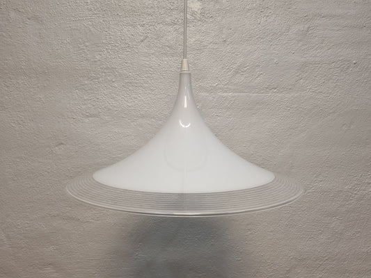 Trumpet Plastic Pendant Lamp, 1980s