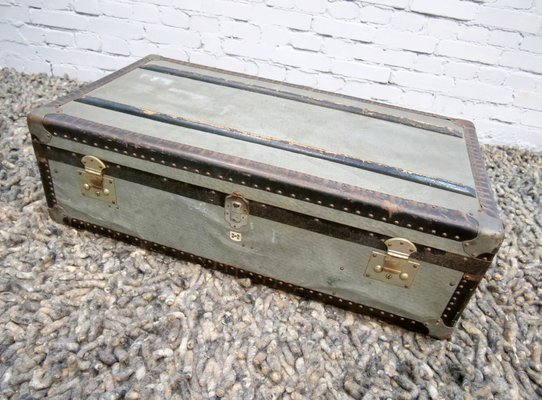 Trunk in Hammered Sheet Metal, 1950s-QFD-1031148