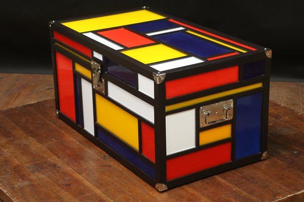 Trunk in the Style of Piet Mondrian-EMZ-983517