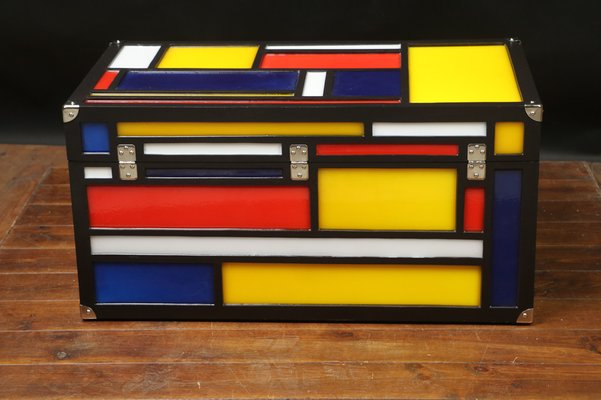 Trunk in the Style of Piet Mondrian-EMZ-983517