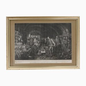 Tsar Ivan the Terrible, 19th-20th Century, Engraving, Framed-WMV-1129926