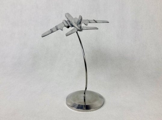 TU-124 Plane Statuette, Poland, 1950s-ZCY-1376088