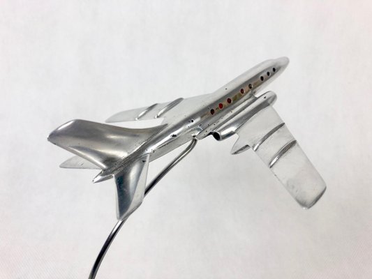 TU-124 Plane Statuette, Poland, 1950s-ZCY-1376088