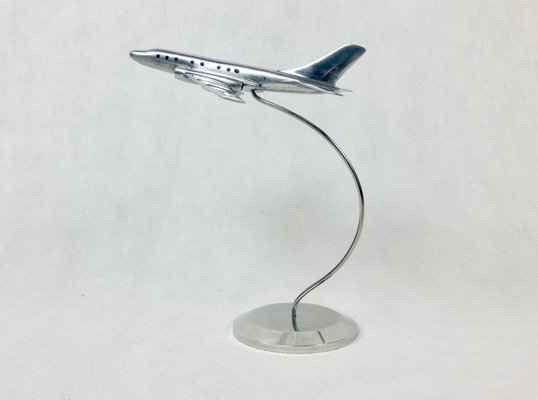 TU-124 Plane Statuette, Poland, 1950s-ZCY-1376088