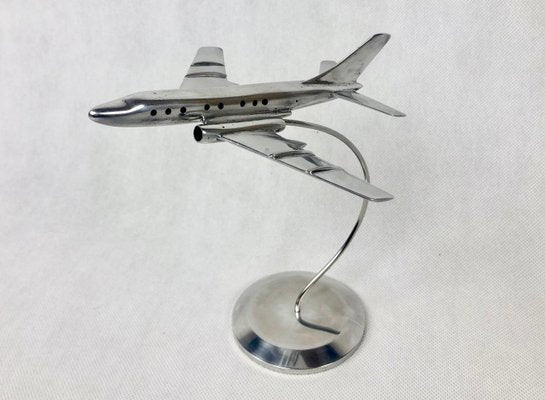 TU-124 Plane Statuette, Poland, 1950s-ZCY-1376088