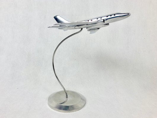 TU-124 Plane Statuette, Poland, 1950s-ZCY-1376088