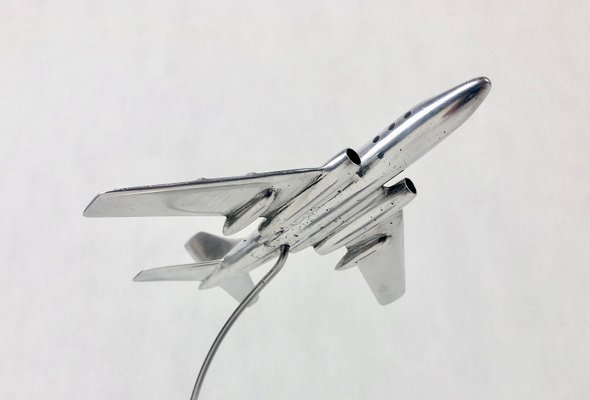 TU-124 Plane Statuette, Poland, 1950s-ZCY-1376088