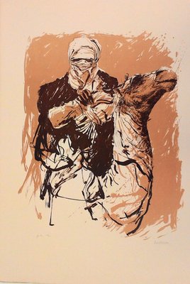 Tuareg - Original Etching by Sergio Barletta - 1976 ca.-ZCI-755016