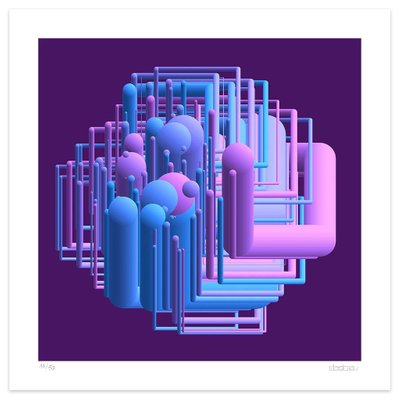 Tubing Giclée Print by Dadodu, 2019-ZCI-781389