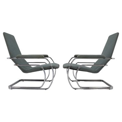 Tubular Armchairs, 1970s, Set of 2-TZ-1394199