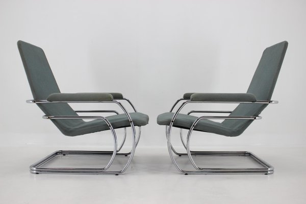 Tubular Armchairs, 1970s, Set of 2-TZ-1394199