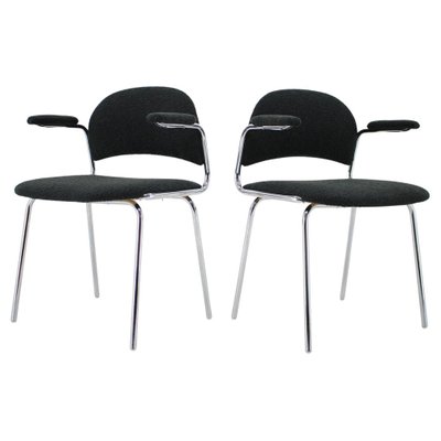 Tubular Armchairs, Czechoslovakia, 1970s, Set of 2-TZ-1175502