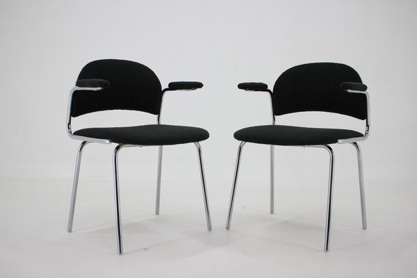 Tubular Armchairs, Czechoslovakia, 1970s, Set of 2-TZ-1175502