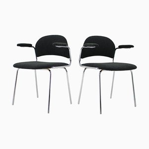 Tubular Armchairs, Czechoslovakia, 1970s, Set of 2-TZ-1175502