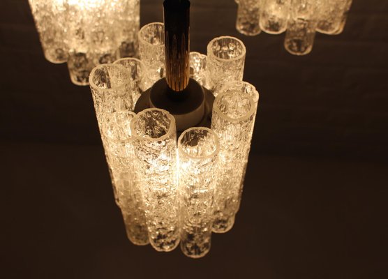 Tubular Blown Glass Suspension Lamp-OWS-982008