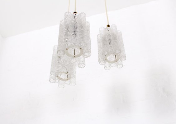 Tubular Blown Glass Suspension Lamp-OWS-982008