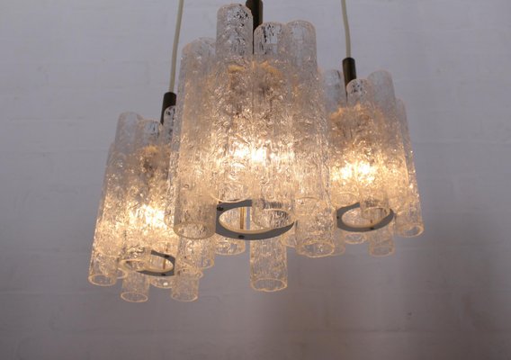 Tubular Blown Glass Suspension Lamp-OWS-982008