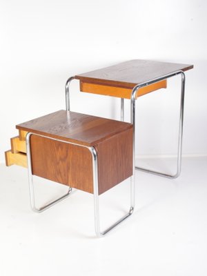 Tubular Chrome Table or Desk from Kovona, 1950s-ALG-920076