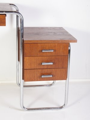 Tubular Chrome Table or Desk from Kovona, 1950s-ALG-920076