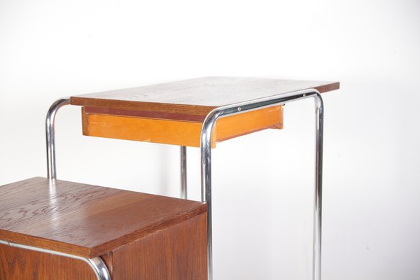 Tubular Chrome Table or Desk from Kovona, 1950s-ALG-920076