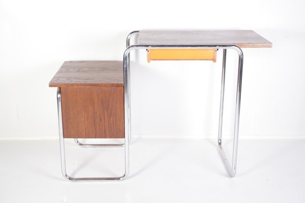 Tubular Chrome Table or Desk from Kovona, 1950s-ALG-920076