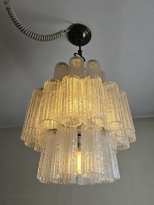 Tubular Murano Glass Chandelier, Venice, 1970s-ZUW-1799515