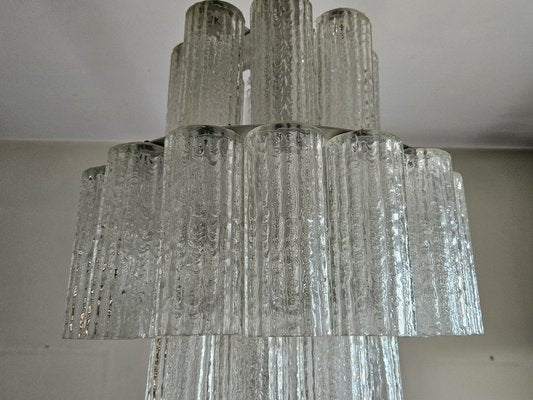 Tubular Murano Glass Chandelier, Venice, 1970s-ZUW-1799515