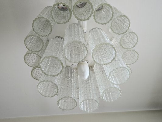 Tubular Murano Glass Chandelier, Venice, 1970s-ZUW-1799515