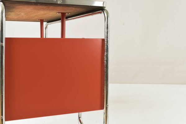 Tubular Steel Desk, Germany, 1950s-LOB-999593